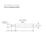 Pressure fingers flat ESD 1.232" - Image 2